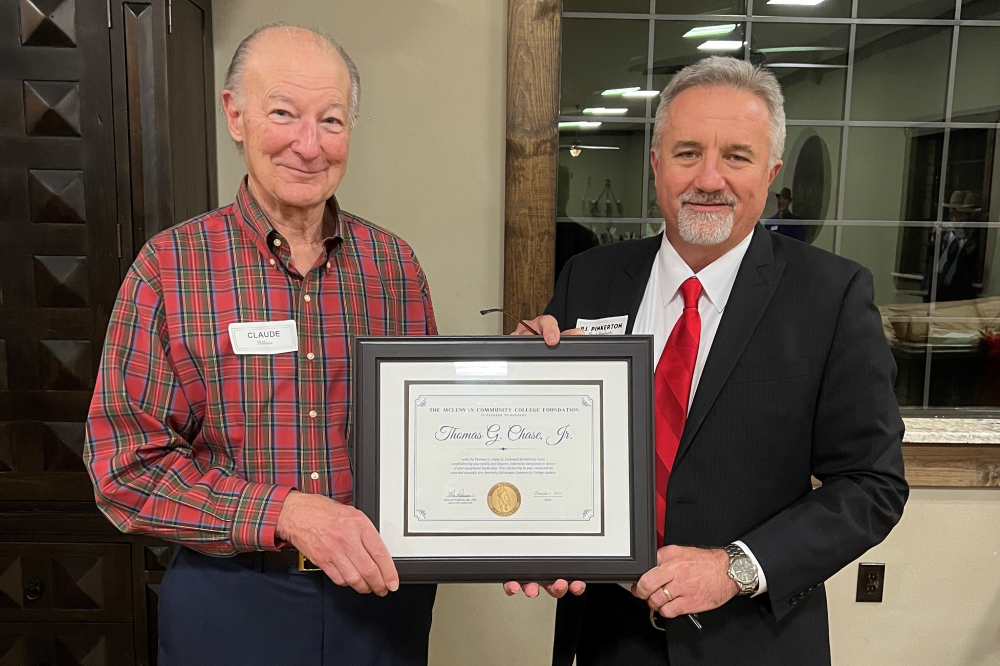 Introducing: The Thomas G. Chase, Jr. Scholarship at McLennan Community College